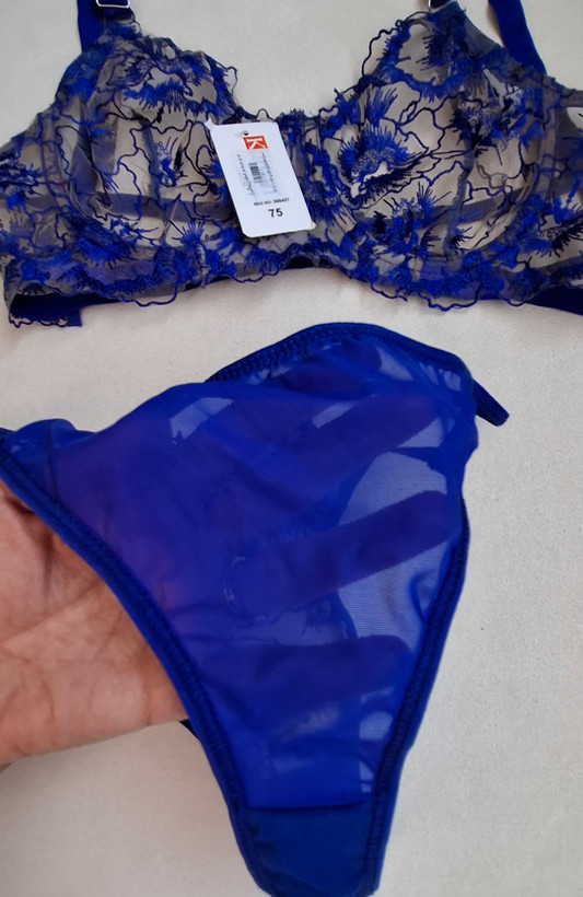 ست شورت و سوتین فانتزی تور گاز گلدوزی کارن