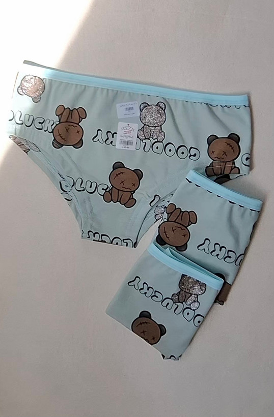 شورت جنیفری طرح تدی نخ پنبه miss