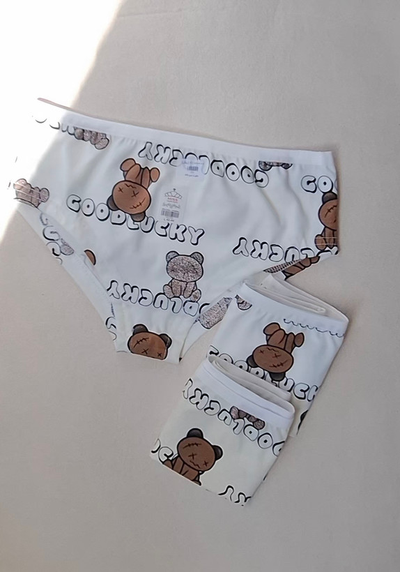 شورت جنیفری طرح تدی نخ پنبه miss