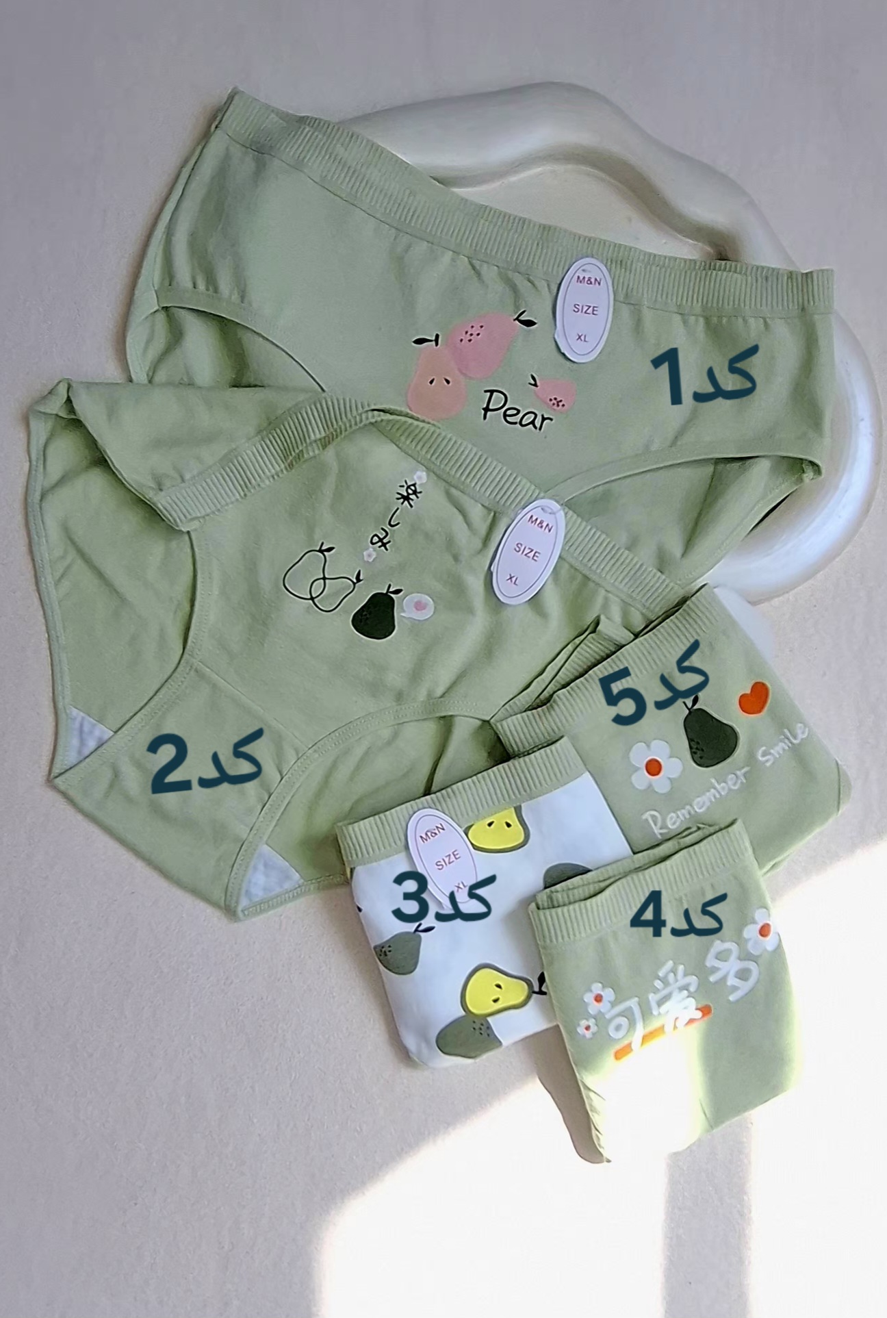 شورت  اسلیپ عروسکی نخ پنبه وارداتی