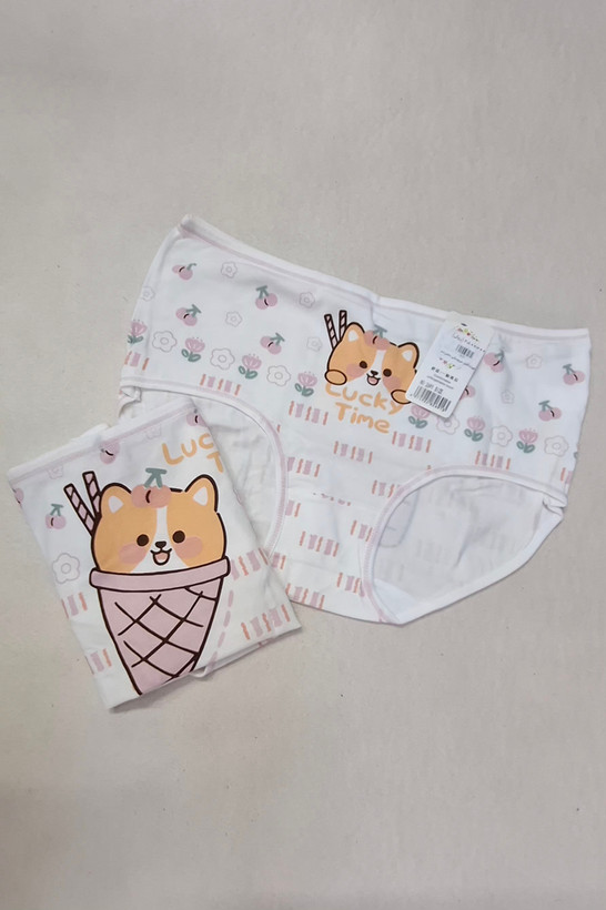 شورت عروسکی طرح بستنی نخ پنبه وارداتی