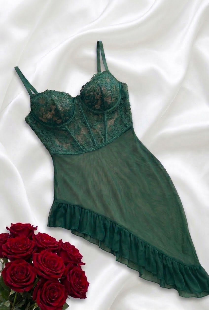لباس خواب فانتزی فنردار کد Kleren 3227