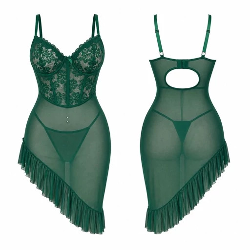 لباس خواب فانتزی فنردار کد Kleren 3227